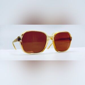 Vintage Diplomat 1250 Translucent Oval Sunglasses Frames Only
